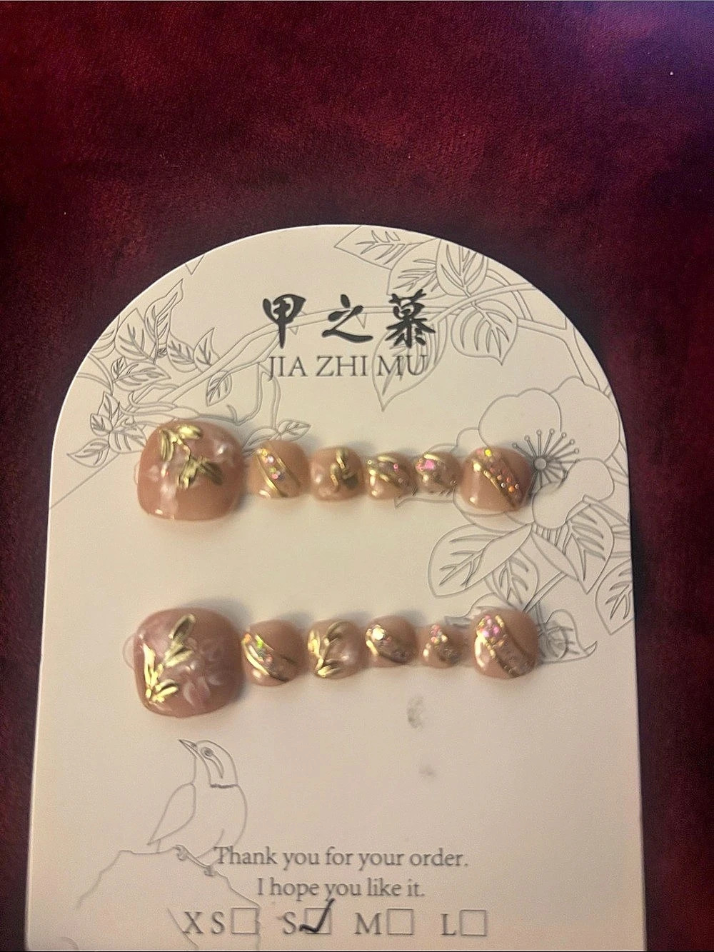 Brown & Gold Hair Clips NWT